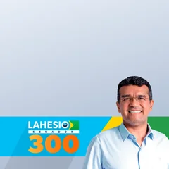 Moldura Faixa azul e bandeira, com sombra — 300